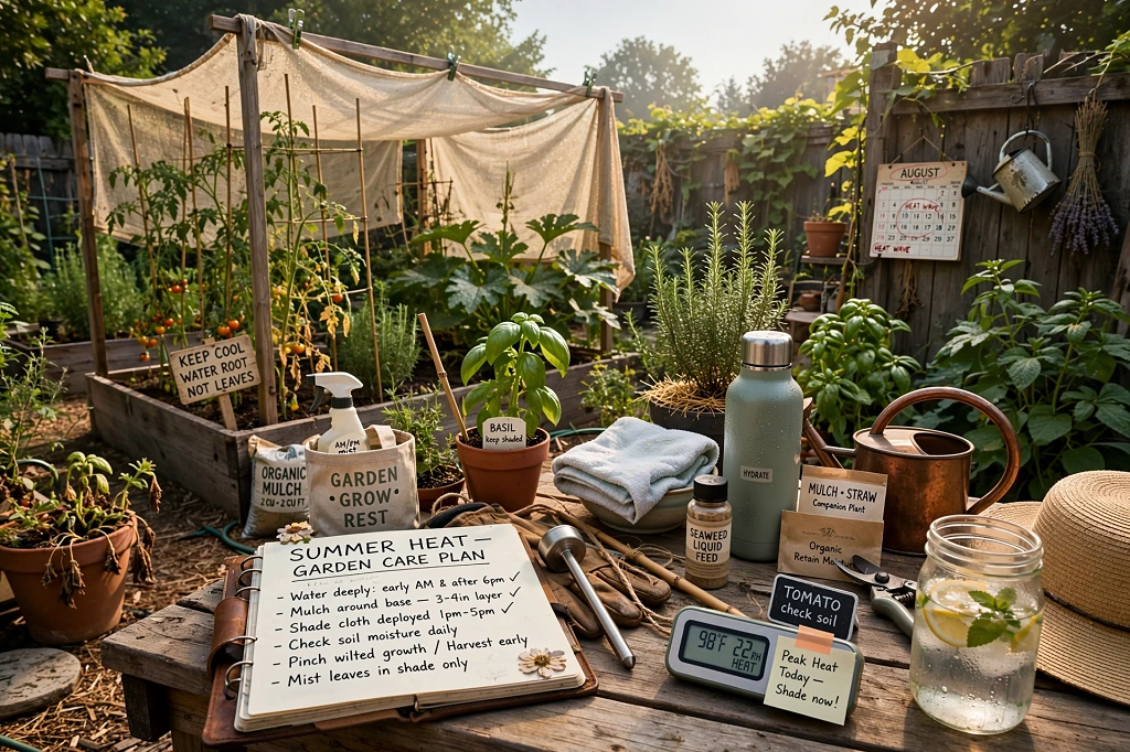 Keeping a Summer Garden Alive When the Heat Peaks