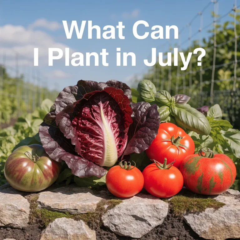 What Can i plant in July