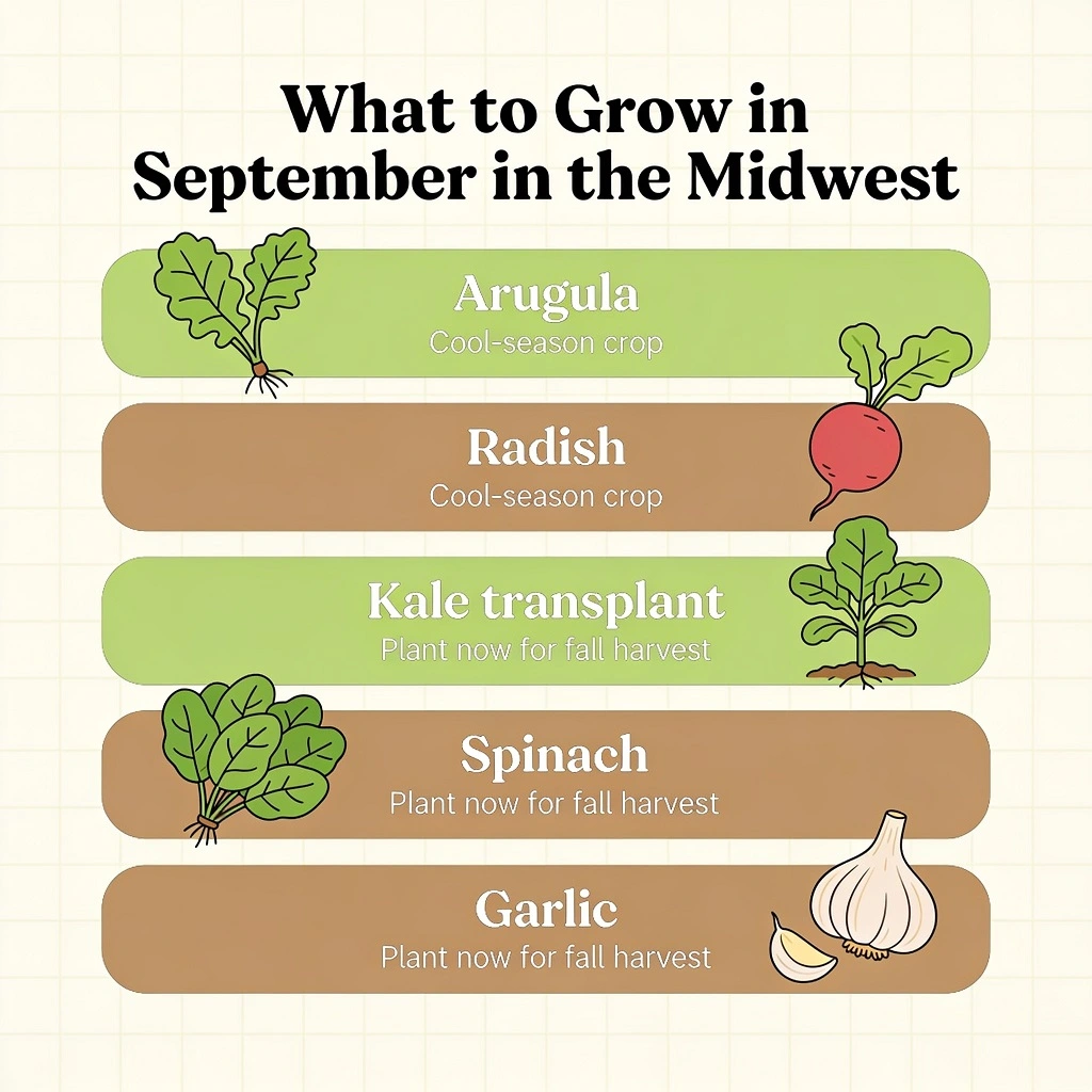 What to Grow in September in the Midwest