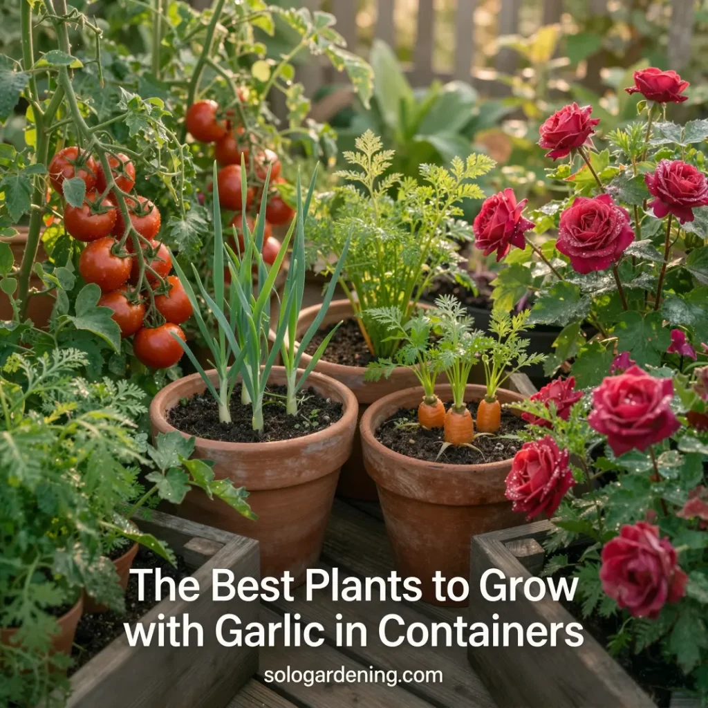 The Best Plants to Grow with Garlic in Containers